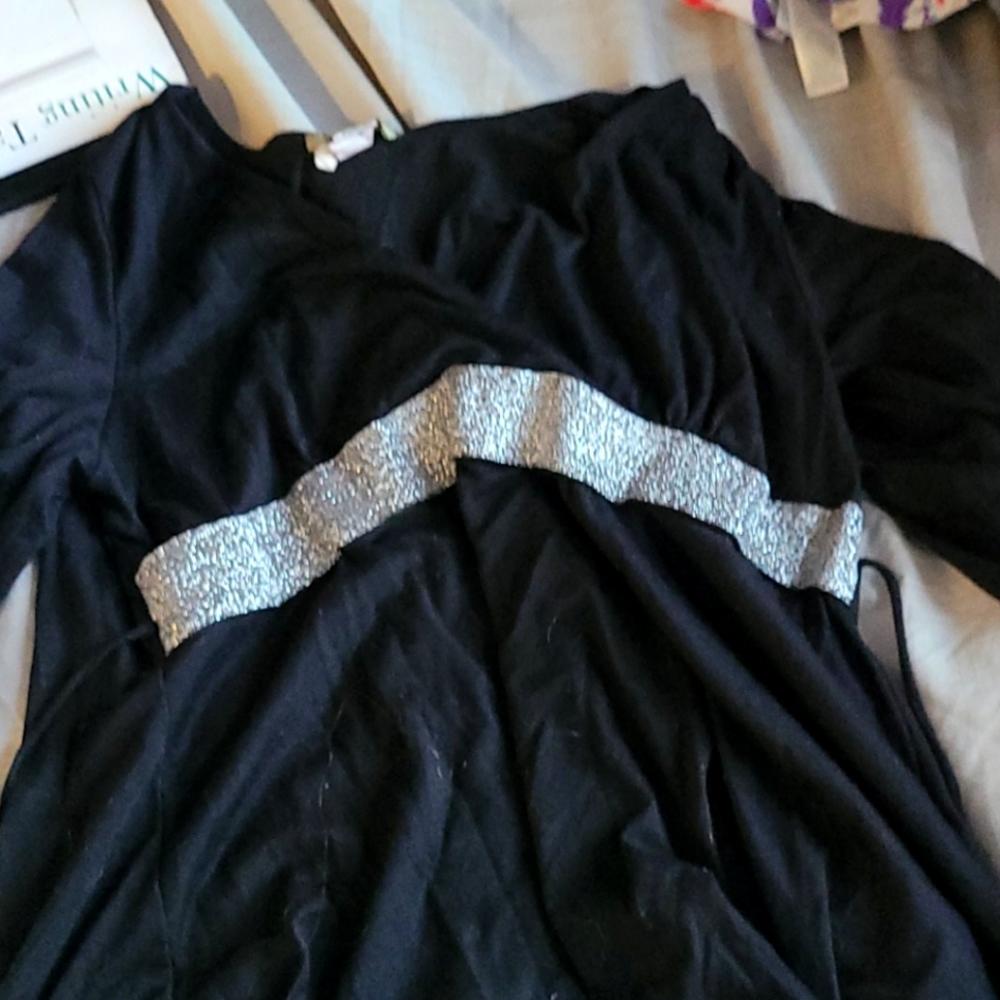 Black and silver maturity shirt